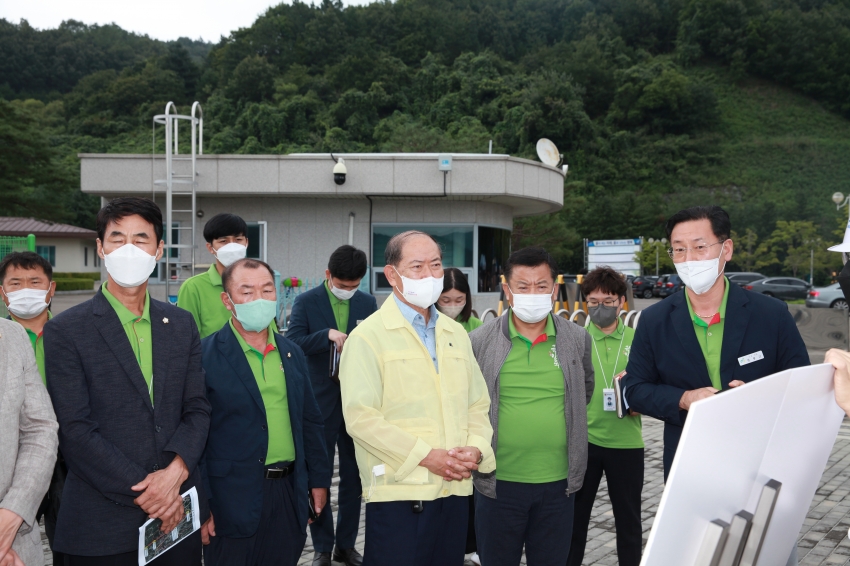 제9대 금산군의회 금산군 주요 환경기초 시설 첫 시찰_1