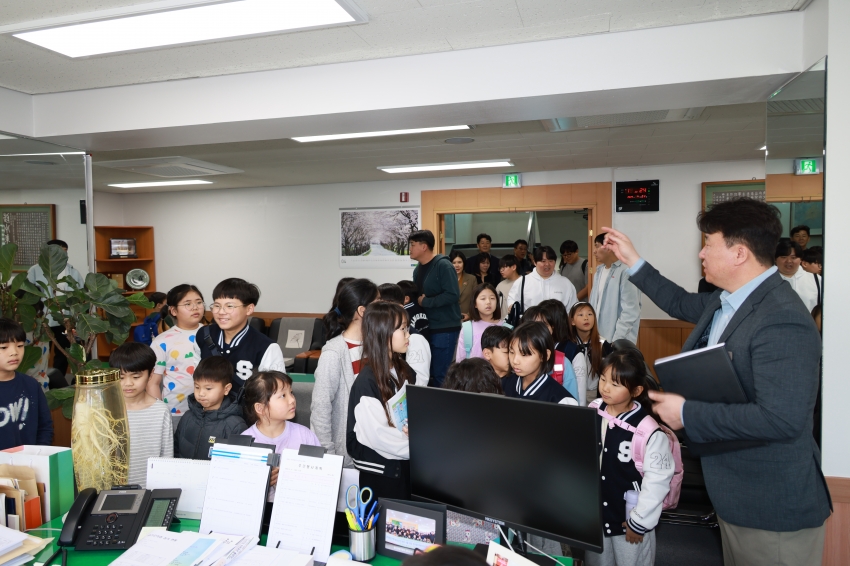 군북면 상곡초등학교 방문 기념_4