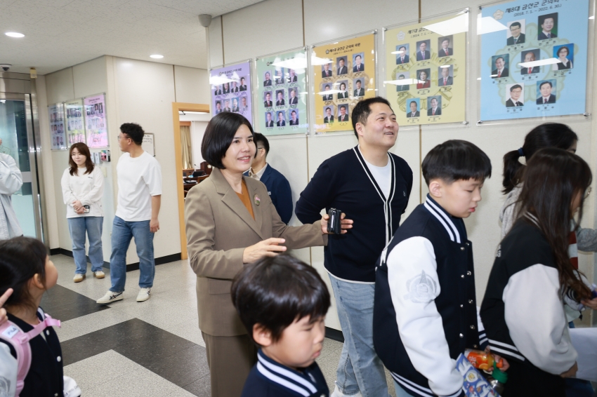 군북면 상곡초등학교 방문 기념_6